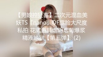 【男娘控狂喜】二次元混血美妖TS「nano」OF露脸大尺度私拍 花式道具虐阴虐菊爆浆精液地狱【第三弹】 (2)