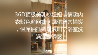 36D顶级美乳小姐姐，情趣内衣粉色渔网袜，跳蛋塞穴揉搓，假屌抽插娇喘浪叫，浴室洗澡湿身诱惑