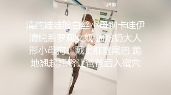 清纯娃娃脸白丝小母狗卡哇伊清纯系萝莉女奴 逼粉奶大人形小母狗，戴上肛塞尾巴 跪地翘起翘臀让爸爸后入蜜穴