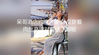 呆哥酒店约炮人妻小V2穿着肉丝高跟对着镜子啪啪