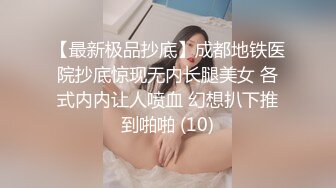 【最新极品抄底】成都地铁医院抄底惊现无内长腿美女 各式内内让人喷血 幻想扒下推到啪啪 (10)