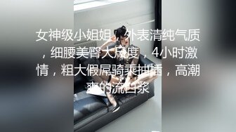 女神级小姐姐，外表清纯气质，细腰美臀大尺度，4小时激情，粗大假屌骑乘抽插，高潮爽的流白浆