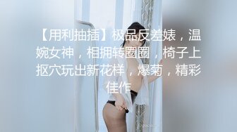 【用利抽插】极品反差婊，温婉女神，相拥转圈圈，椅子上抠穴玩出新花样，爆菊，精彩佳作