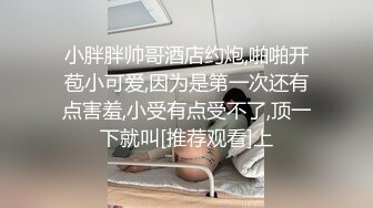 小胖胖帅哥酒店约炮,啪啪开苞小可爱,因为是第一次还有点害羞,小受有点受不了,顶一下就叫[推荐观看]上