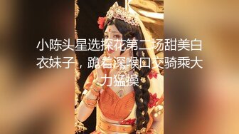 小陈头星选探花第二场甜美白衣妹子，跪着深喉口交骑乘大力猛操